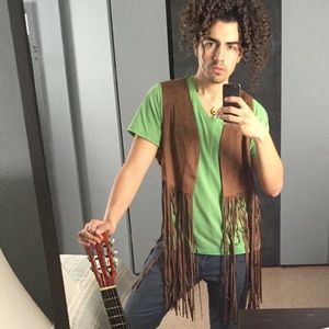 Forever 21 Faux Suede Fringe Vest